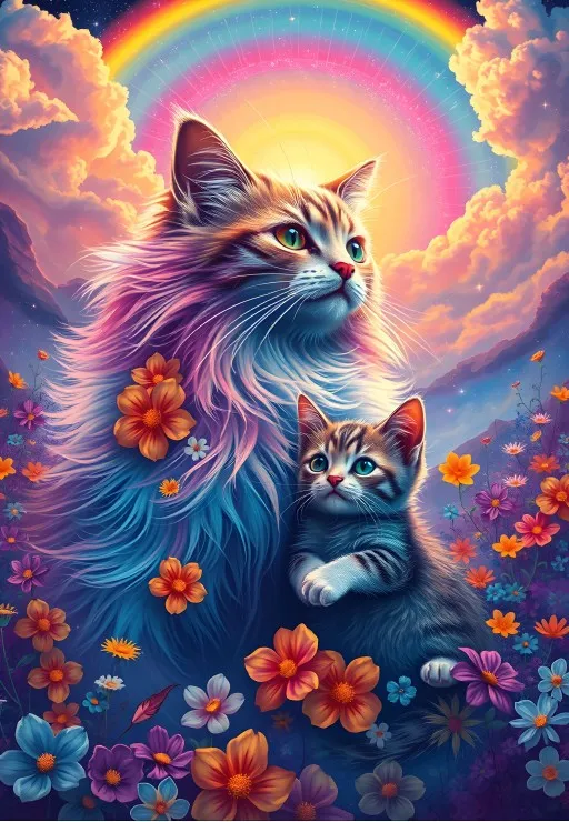 Chats de l'Arc-en-Ciel
