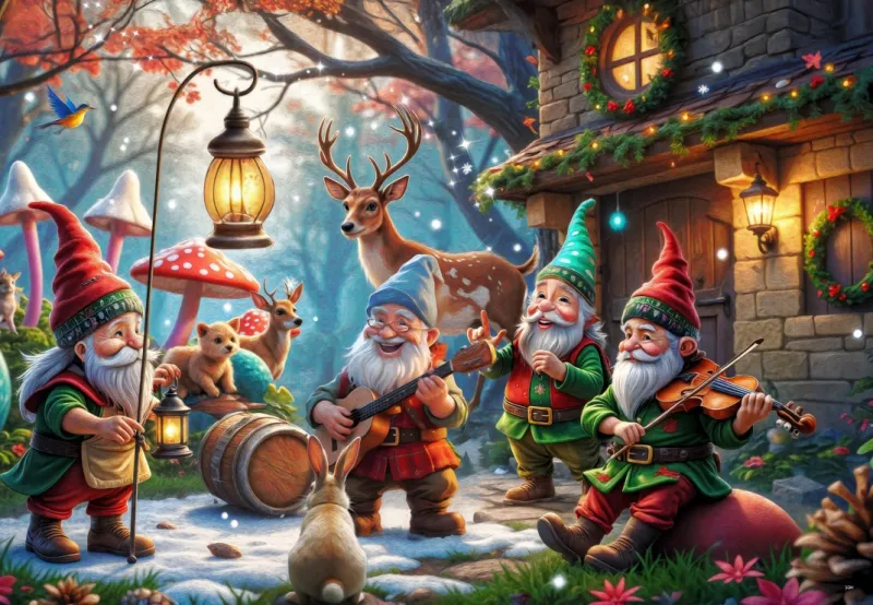 Noël Enchanté dans les Bois