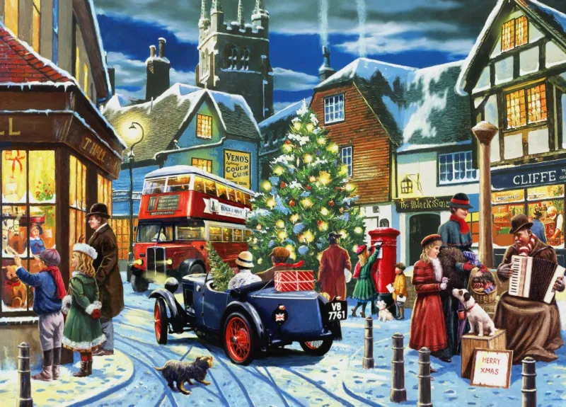 Rues à Noël