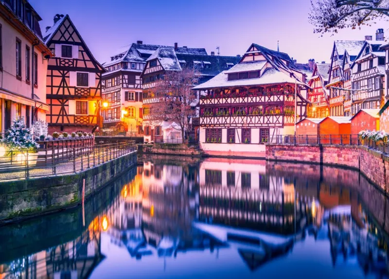 Strasbourg sous la Neige