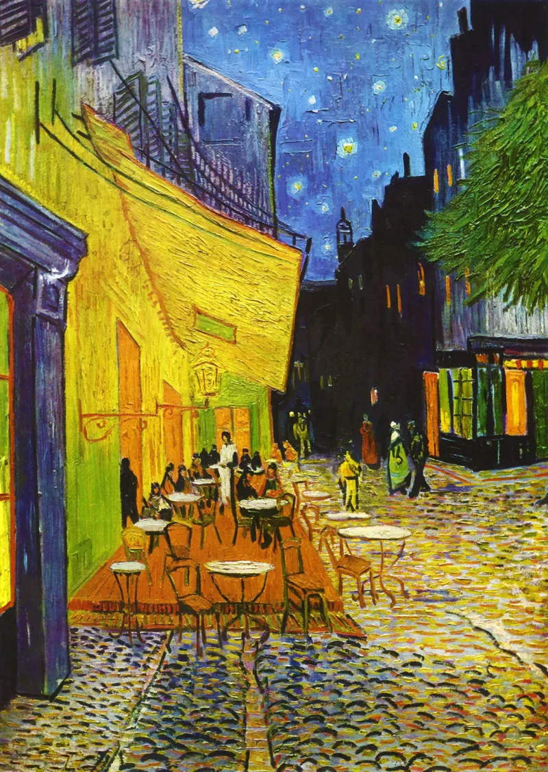 Van Gogh - Terrasse du café le soir