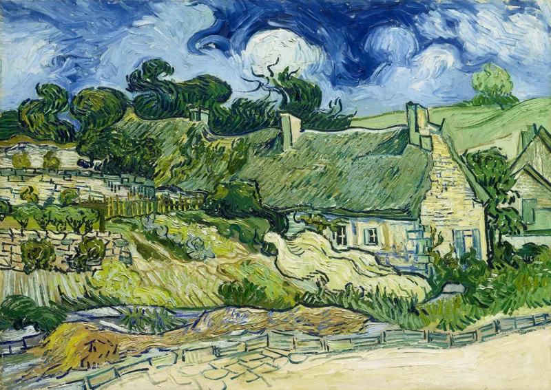 Vincent Van Gogh : Chaumières à Cordeville