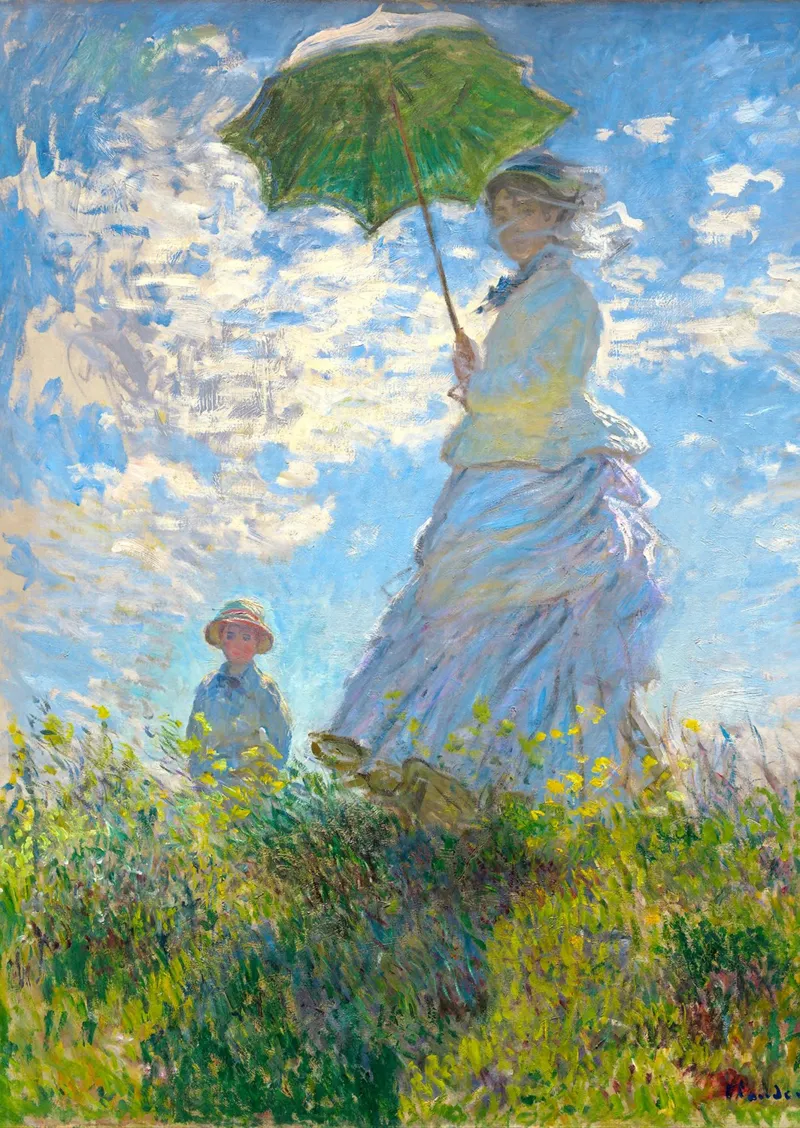 Claude Monet : Femme à l'ombrelle