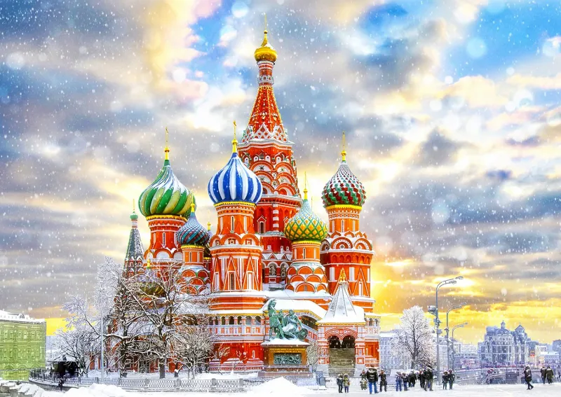 Cathedrale Saint Basile, Moscou
