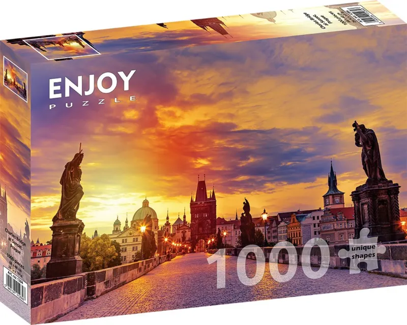 Charles Bridge at Sunset, Prague