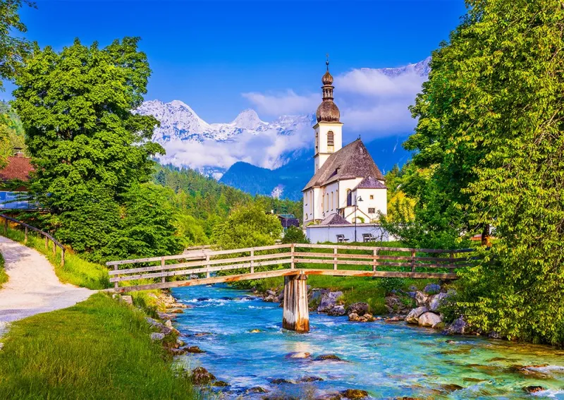 Small Church in Ramsau, Germany