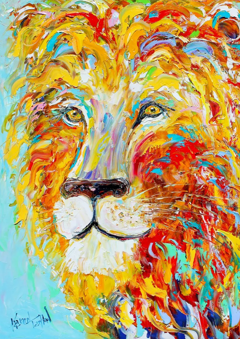 Lion Coloré