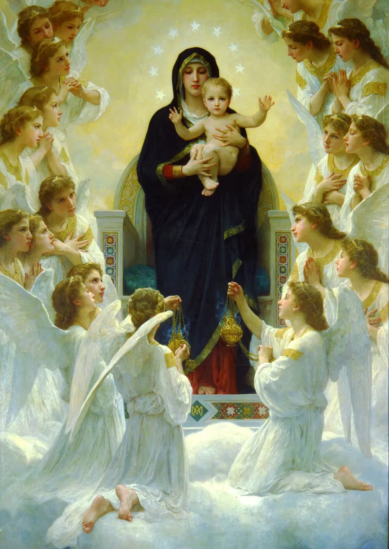 William Bouguereau : La Vierge aux anges