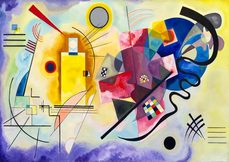 Vassily Kandinsky : Jaune Rouge Bleu