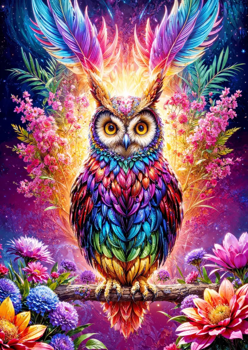 Hibou Néon