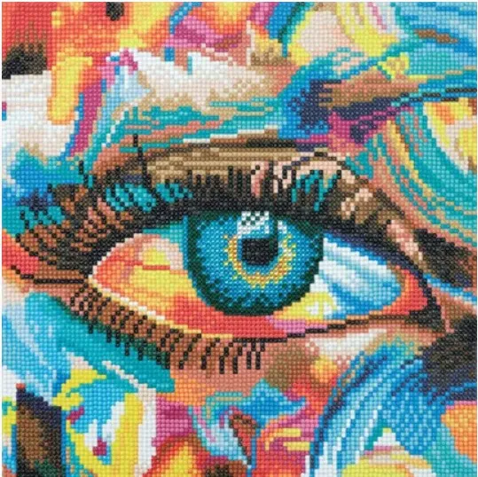 Crystal Art - Kit Broderie Diamant - Oeil