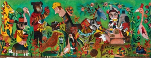 Collection Puzzle Gallery - Aurélia Grandin : Colourful Garden