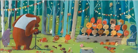 Collection Puzzle Gallery - Olivier Tallec : Forest friends