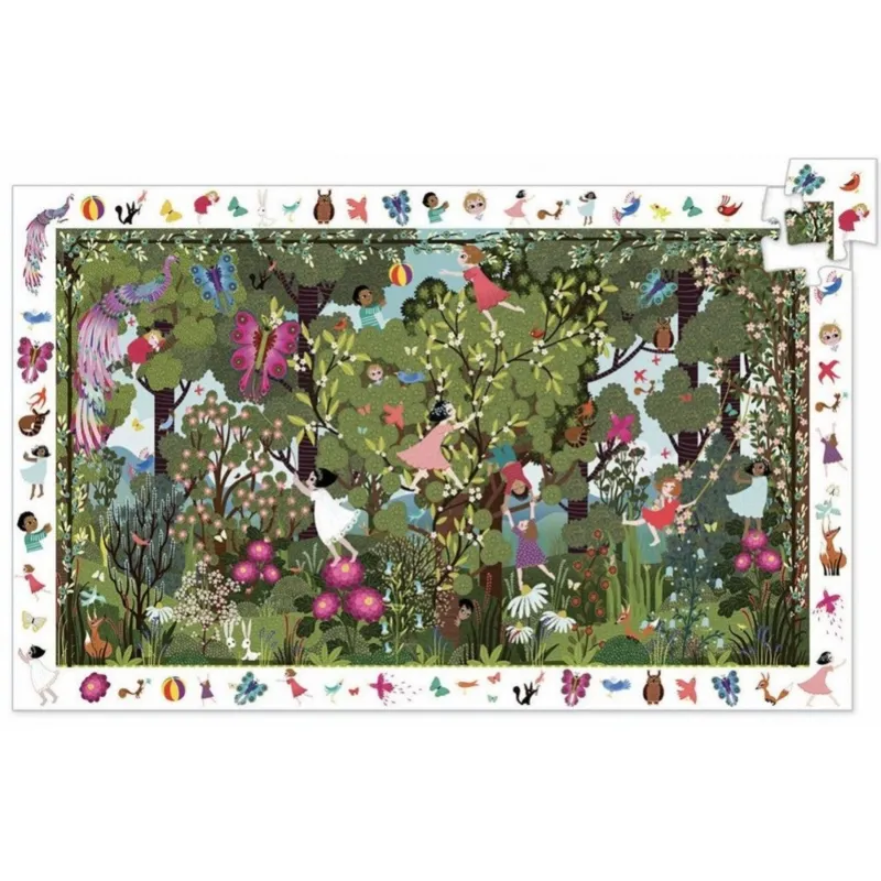 Pièces XXL - Puzzle Observation - Au Jardin