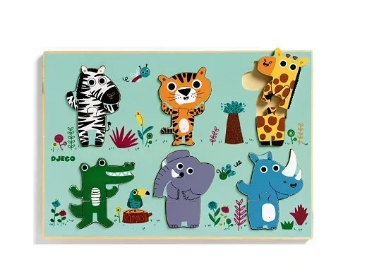 Puzzle en Bois - Coucou Croco