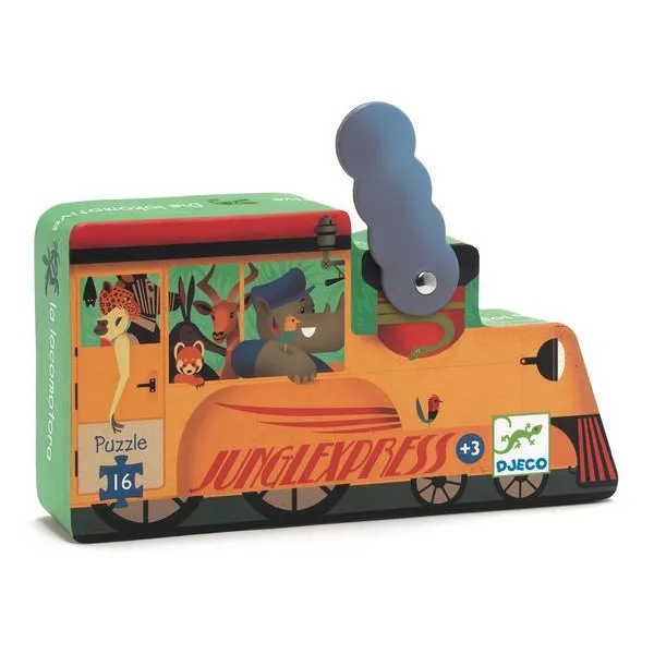 Puzzle Silhouette - La Locomotive