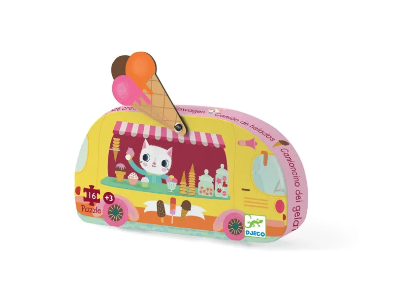 Puzzle Silhouette - Le Glacier