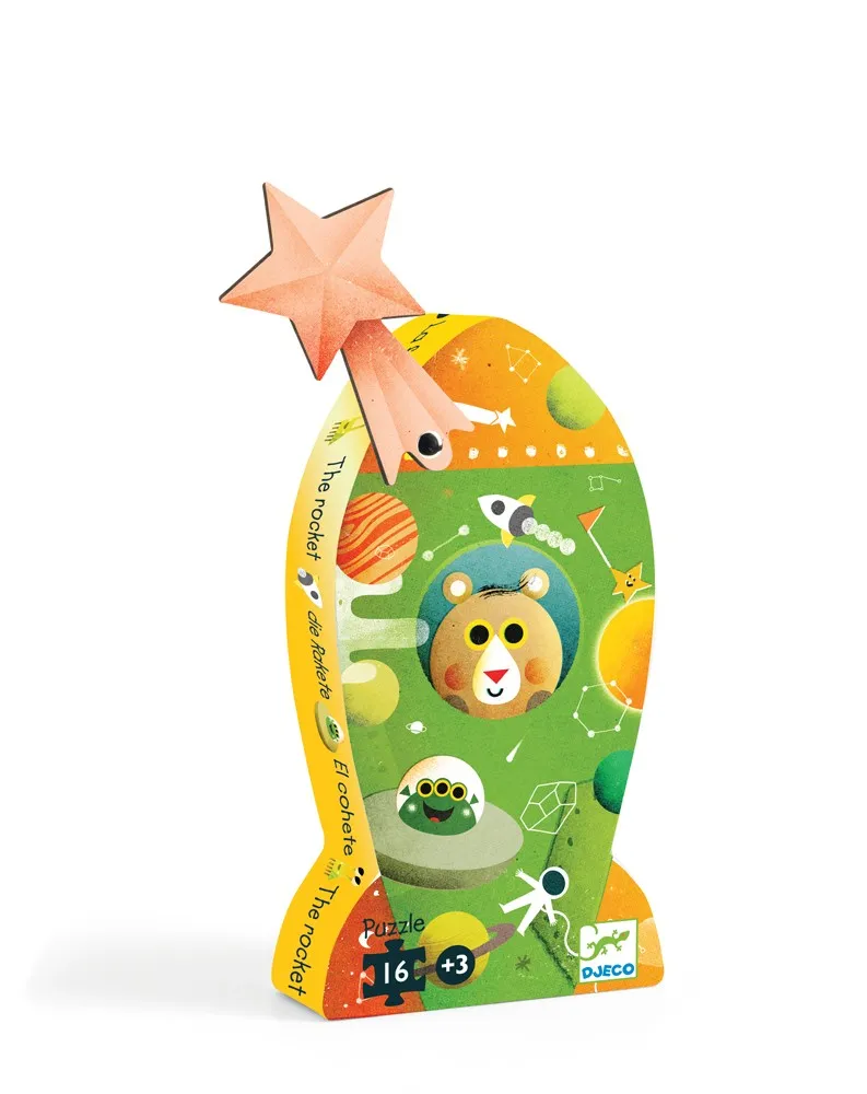 Puzzle Silhouette - La Fusée