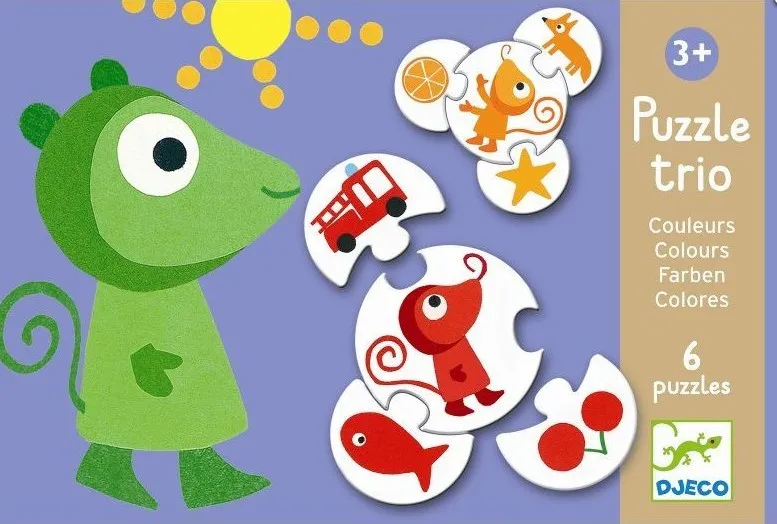 Puzzle Trio - Edouard Manceau : Les couleurs