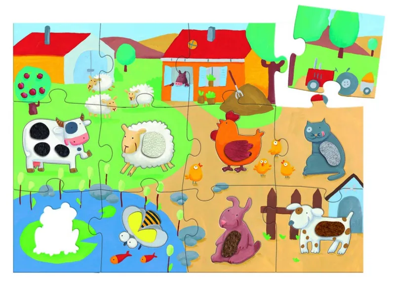 Puzzle Géant : Tactiloferme