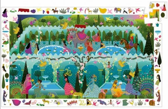 Puzzle d'observation + Poster - Charlotte Gastaut : 1001 nuits