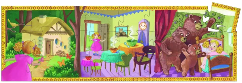 Boîte Silhouette - Boucle d'Or et les Trois Ours