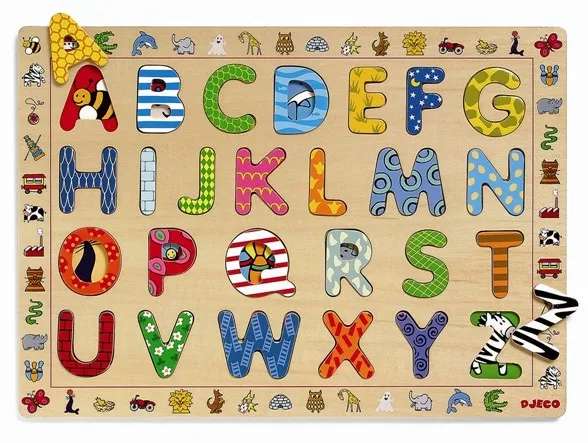 Puzzle en Bois. ABC