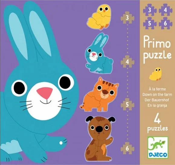 Puzzles Evolutifs : Dans la ferme
