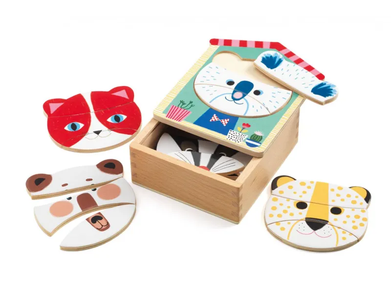 Puzzle en Bois - Face-mix