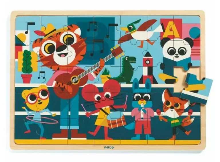 Puzzle Cadre en Bois - Puzzlo Music