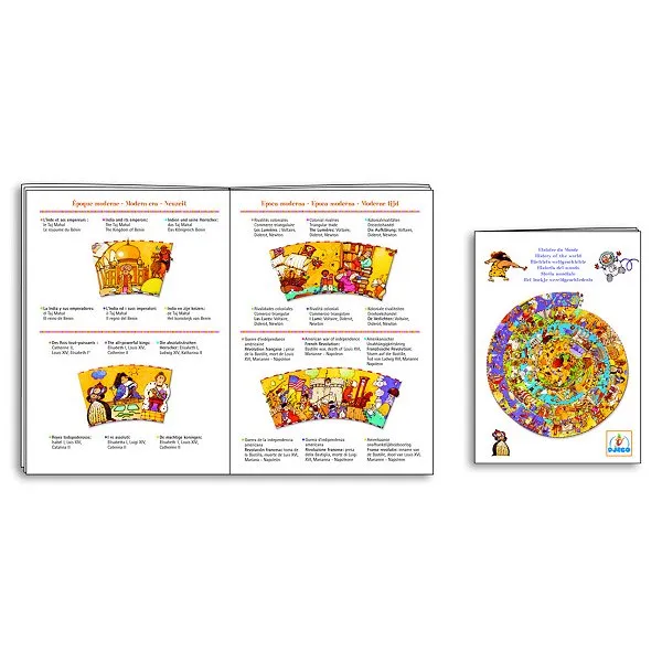 Puzzle 350 pièces rond - Puzzle observation : Histoire