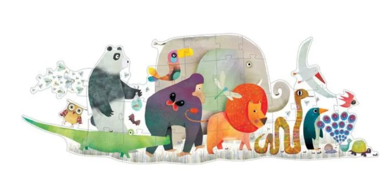Puzzle Géant de Sol - La Parade des Animaux