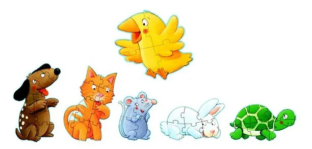 Puzzles Evolutifs : Mistigri et ses amis