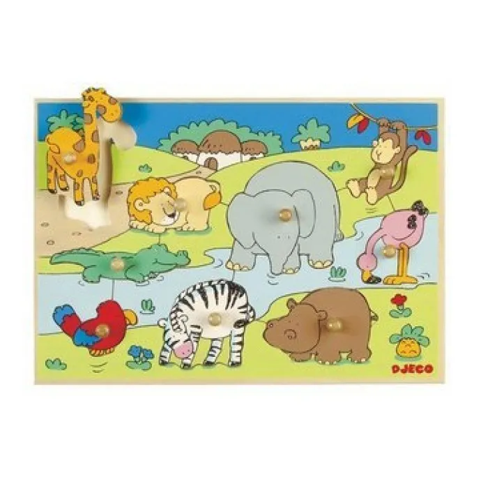 Encastrement en Bois, Bouton en Bois - Serengeti