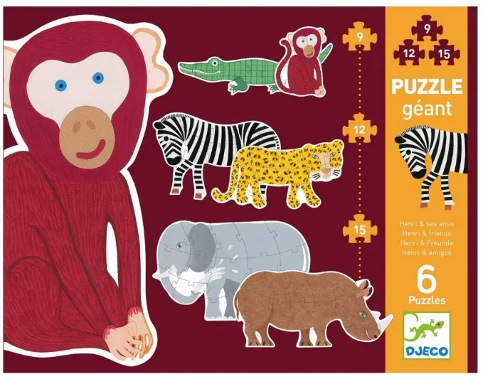 6 Puzzles - Henri & ses Amis