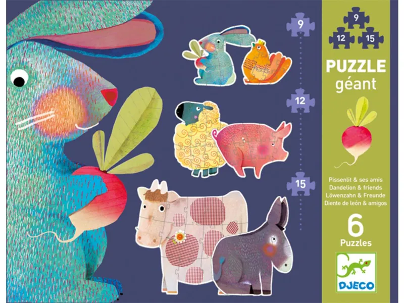 6 Puzzles Evolutifs - Pissenlit & ses Amis