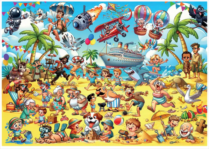 Chaos sur la plage
