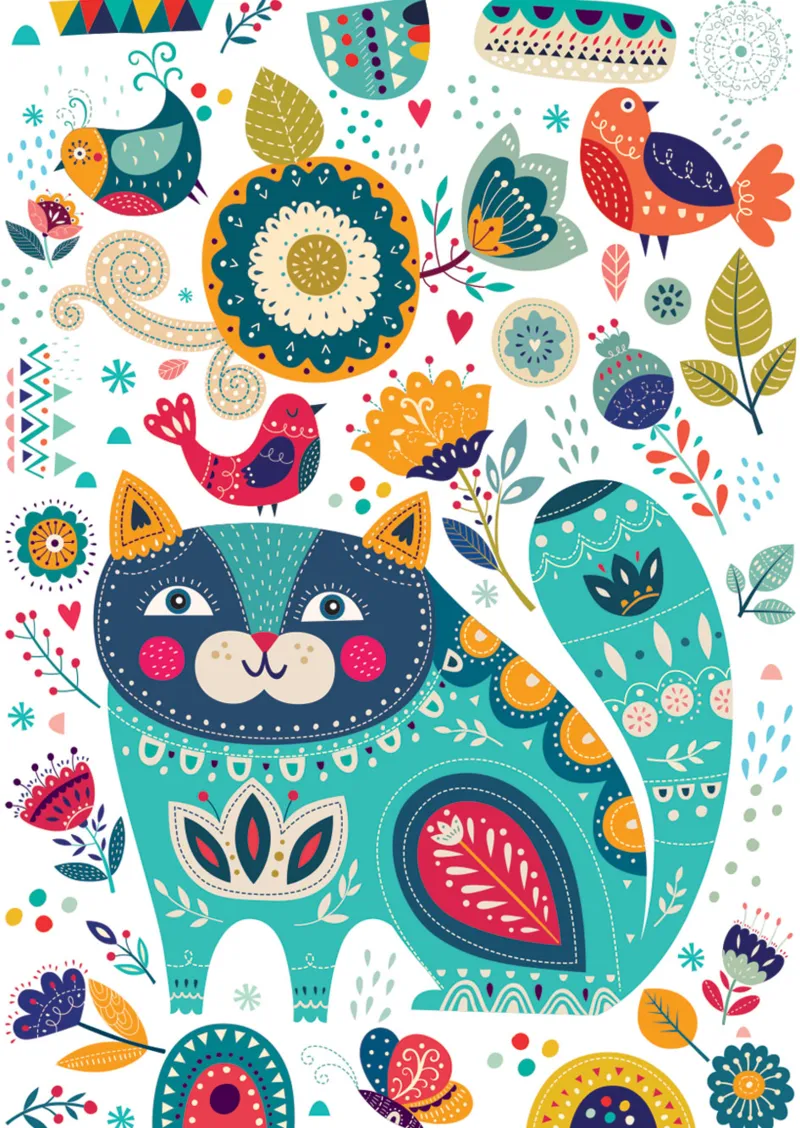 Chat et Oiseaux