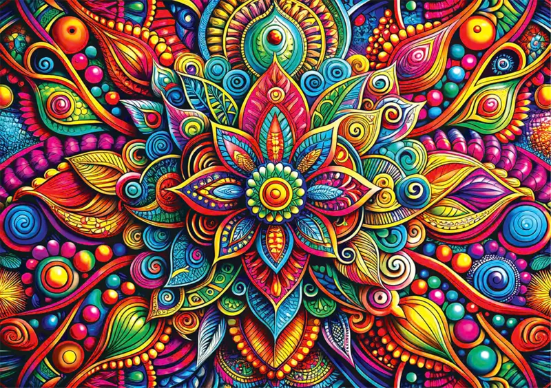 Mandala Coloré