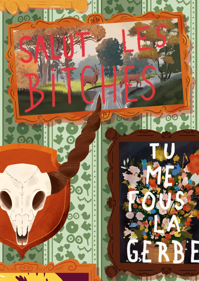 Puzzle Mini 99 pièces - Bitches