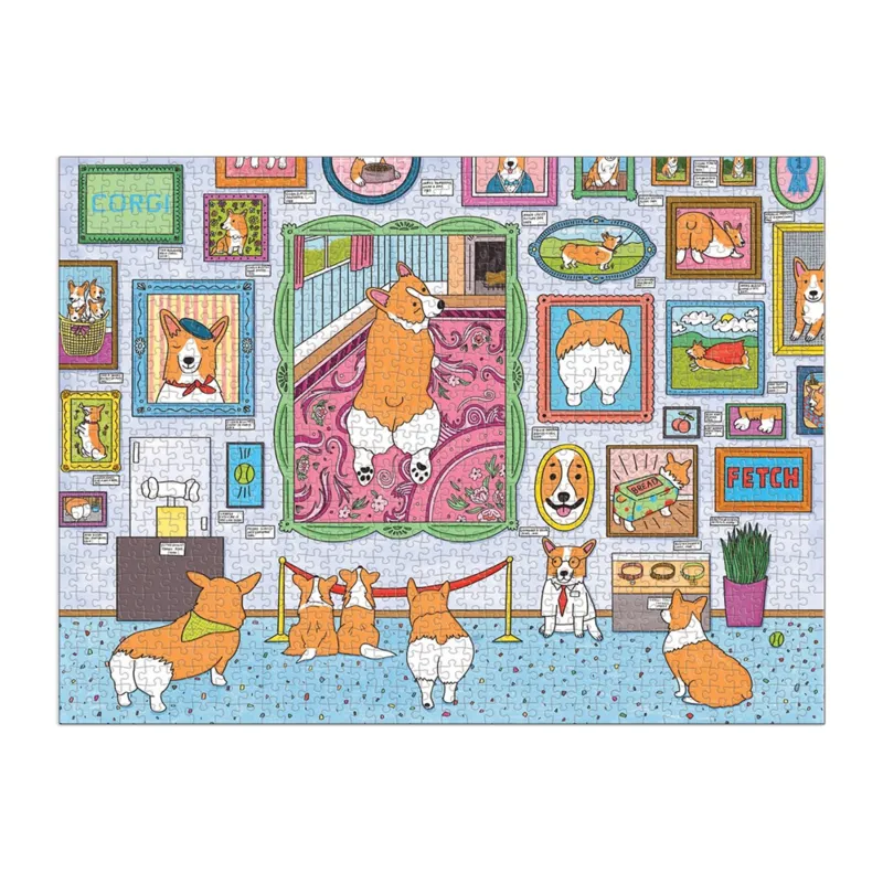 Museum der Corgis – 1000-teiliges Puzzle