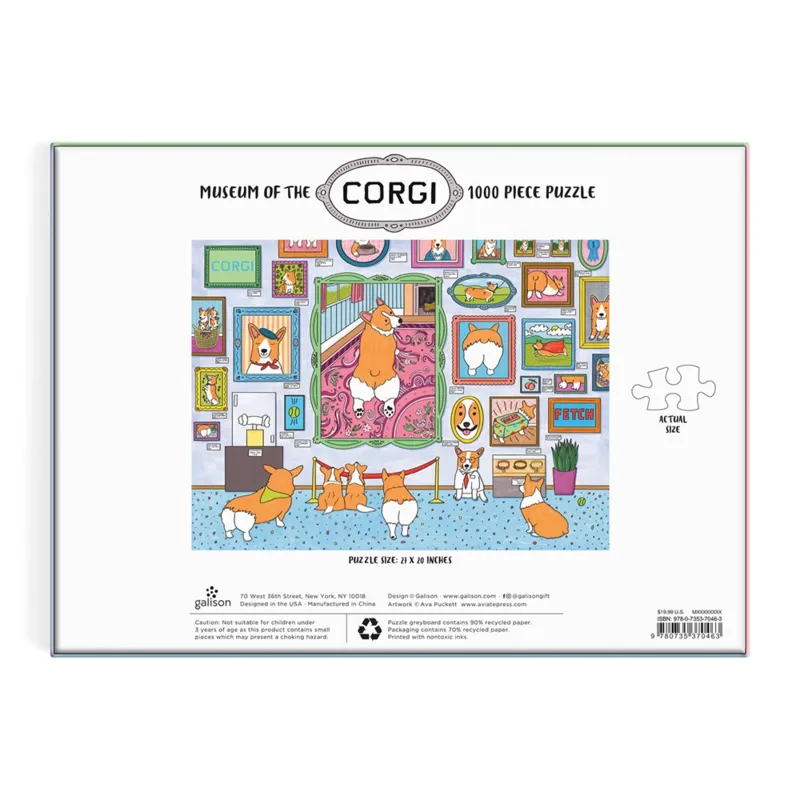 Museum der Corgis – 1000-teiliges Puzzle