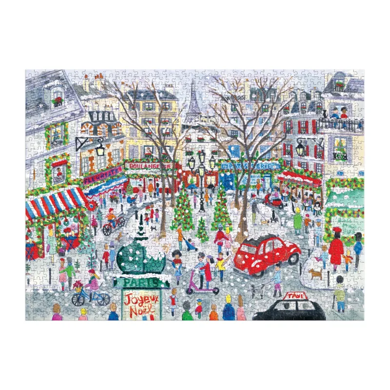Michael Storrings - Noël à Paris - Puzzle Étincelant de 1000 pièces