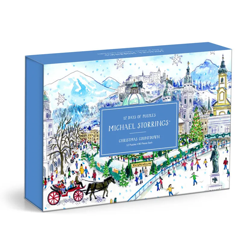 12 Jours de Noël - Calendrier Puzzle de l'Avent