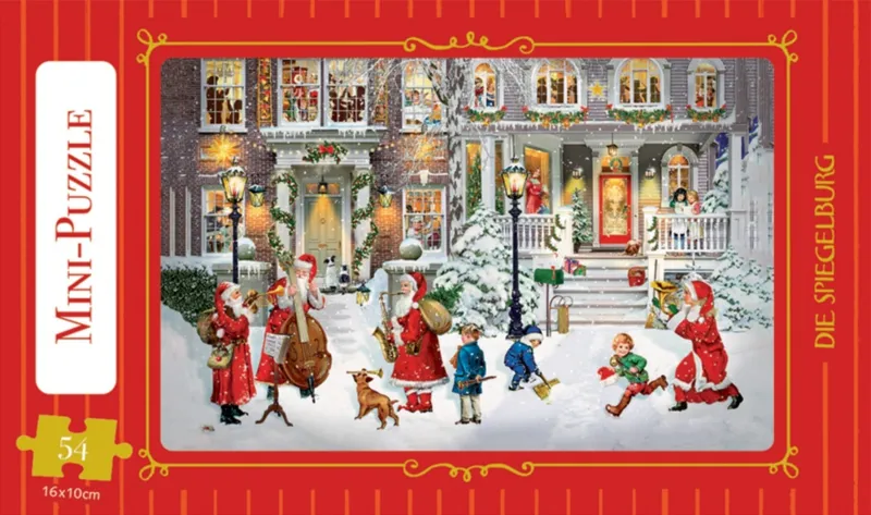 Mini-puzzle - La rue des Pères Noëls