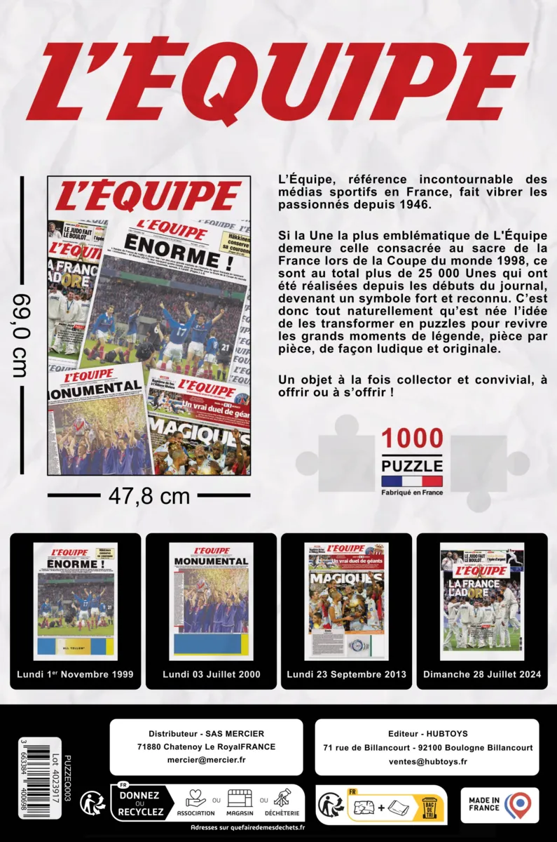 Les Exploits des Équipes de France - Football, Basket, Rugby