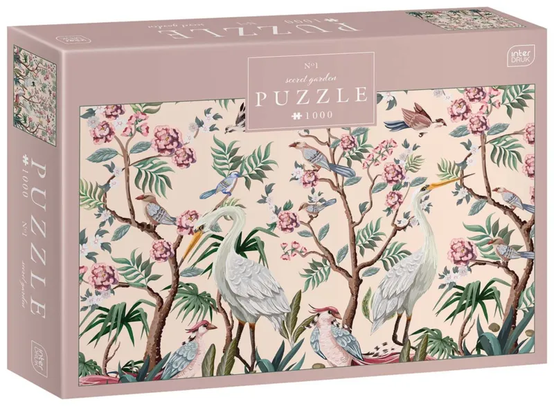 Jardin Secret - Aigrette et Fleurs