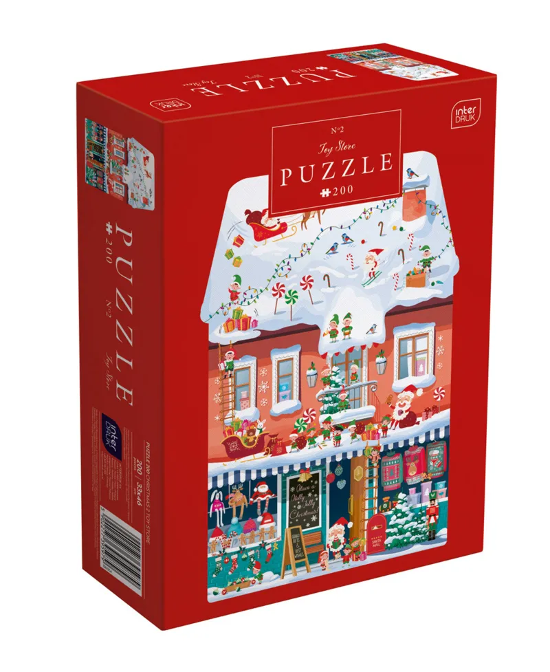 Pièces XXL - Puzzle Forme - Chrismas Toy Store