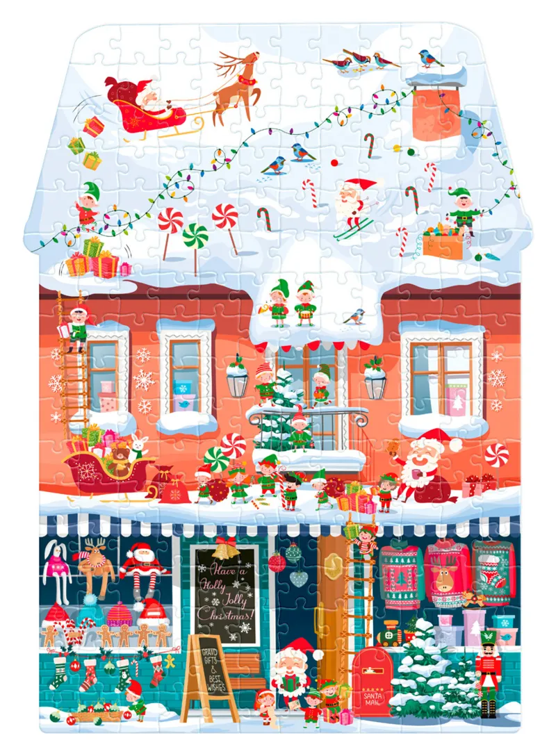 Pièces XXL - Puzzle Forme - Chrismas Toy Store