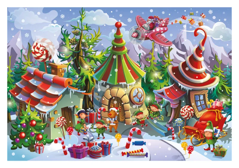 Pièces XXL - Edition Spéciale - Christmas Elf Village